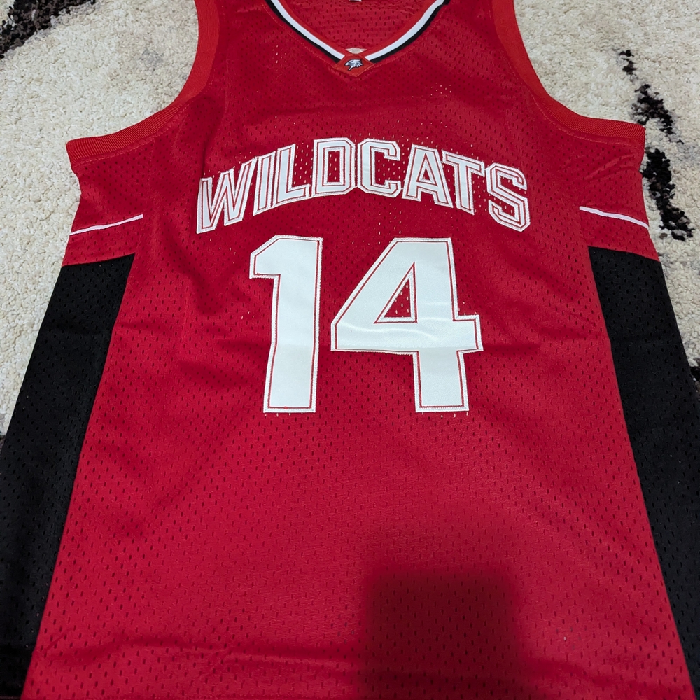 Red Wildcats Basketball Jersey